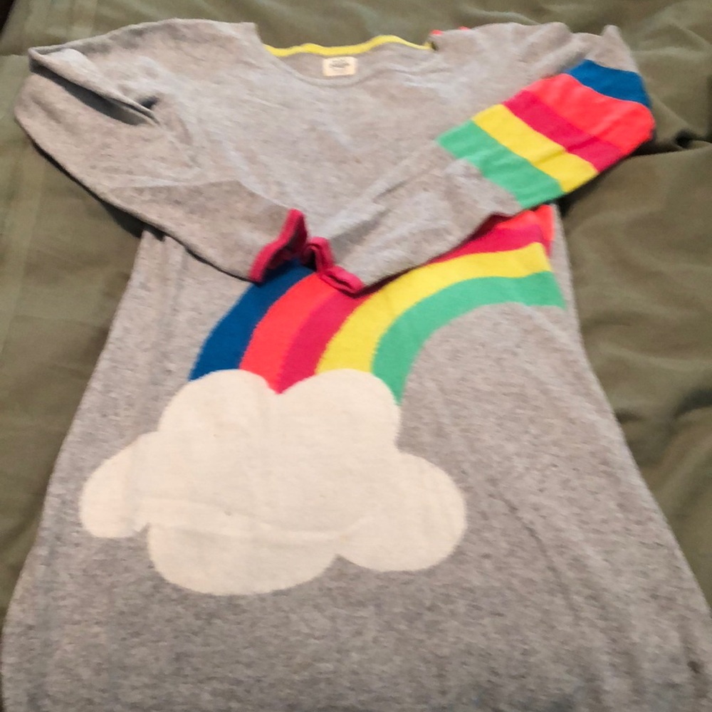 So fun Mimi Boden rainbow dress size 11-12